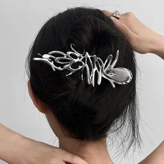 Irregular Hollow Out Hair Clip