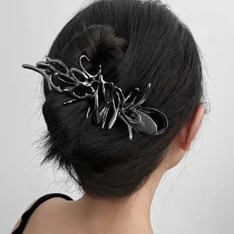 Irregular Hollow Out Hair Clip