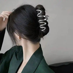 Irregular Hollow Out Hair Clip