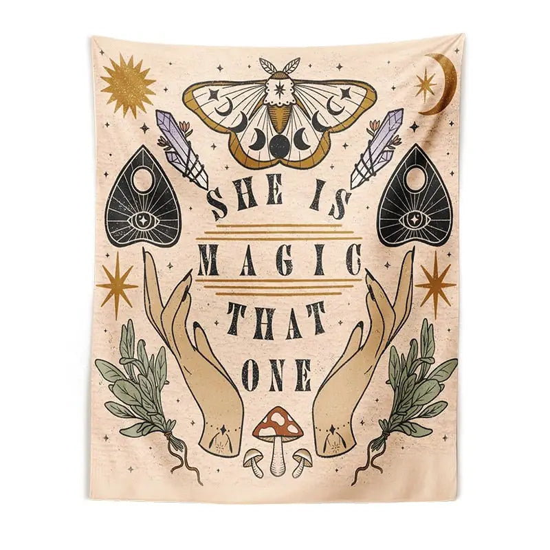 SHE IS MAGIC THAT ONE Astrology Divination Tapestry