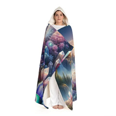 ’Shimmering Enchantment - Magical Hooded Sherpa Blanket