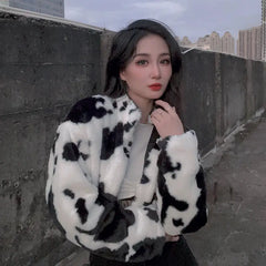 Short Faux Fur Coat