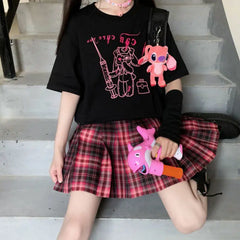 Short Sleeve Harajuku Bear T-shirt