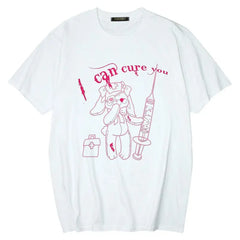 Short Sleeve Harajuku Bear T-shirt