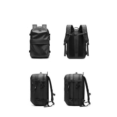 Shoulder Strap Code Lock Compression Backpack