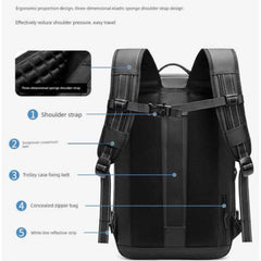 Shoulder Strap Code Lock Compression Backpack