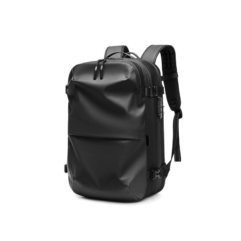 Shoulder Strap Code Lock Compression Backpack