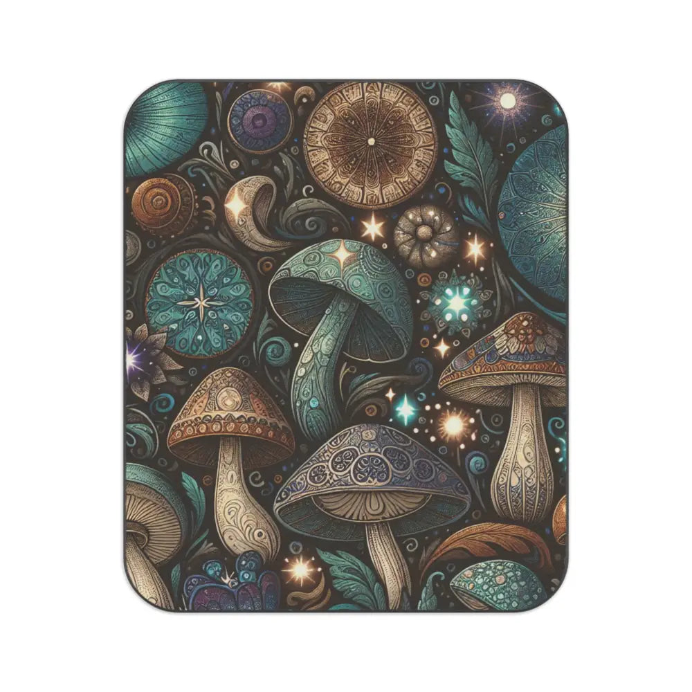 Sienna Foliage - Mushrooms Picnic Blanket - 61’ × 51’
