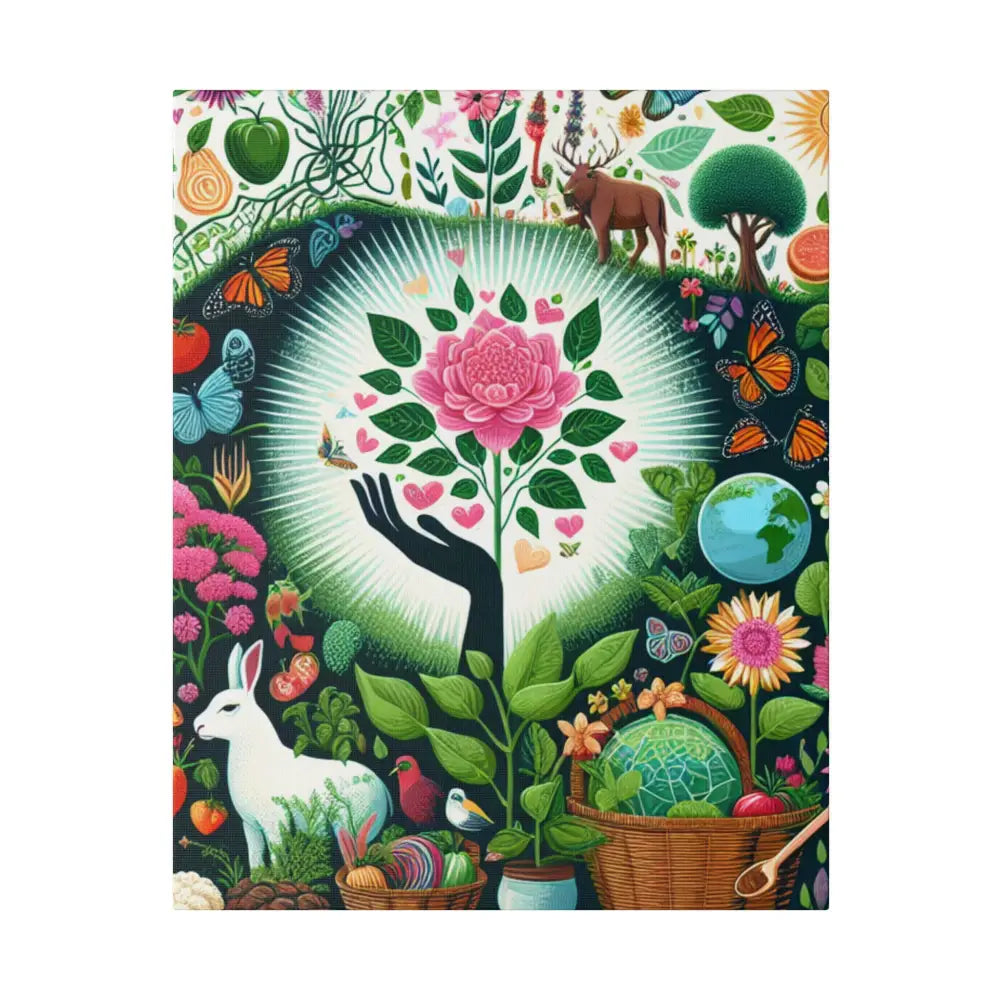 Sierra Bloom - Eco Matte Canvas - 16″ x 20″ (Vertical)