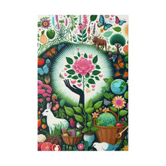 Sierra Bloom - Eco Matte Canvas - 16″ x 24″ (Vertical)