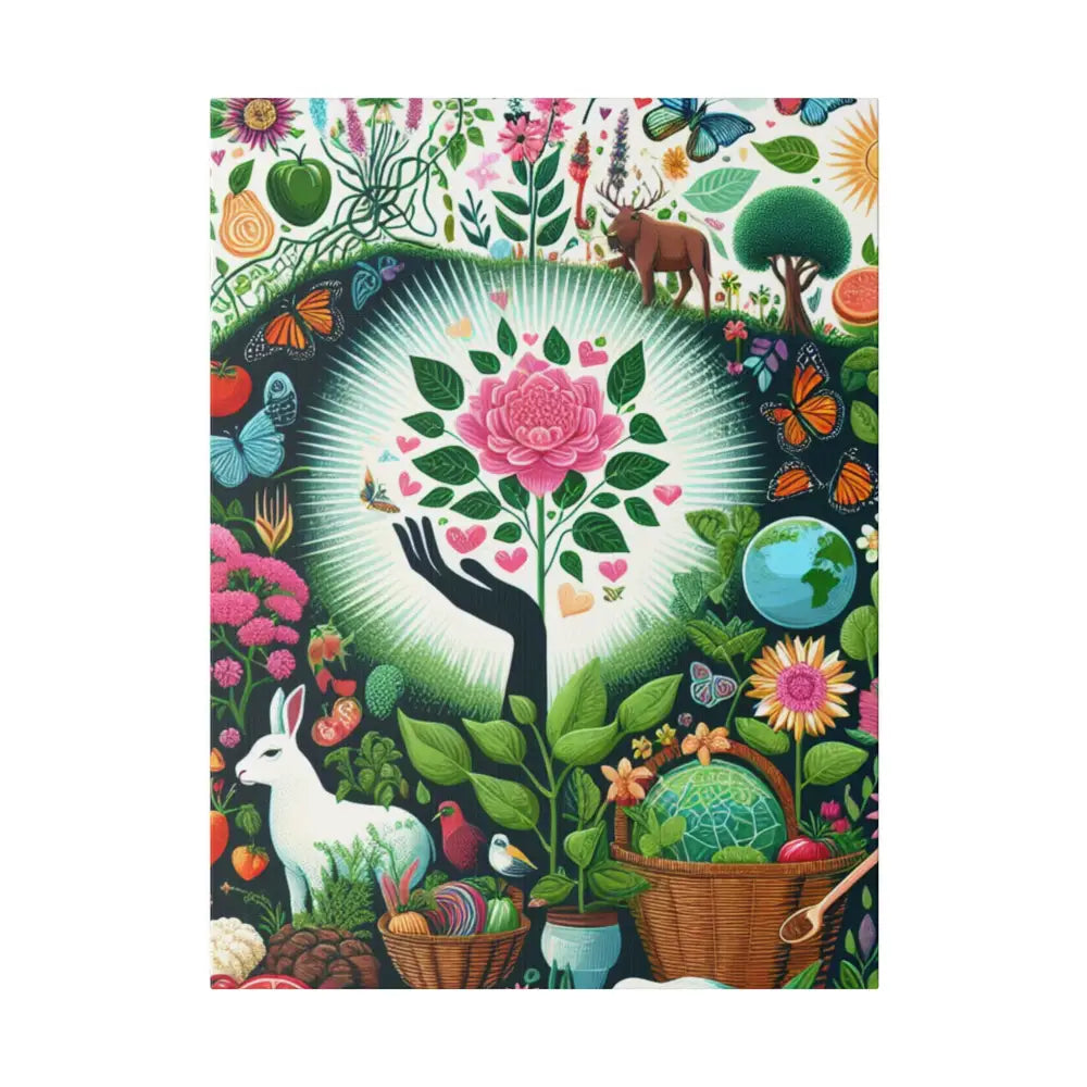 Sierra Bloom - Eco Matte Canvas - 18″ x 24″ (Vertical)