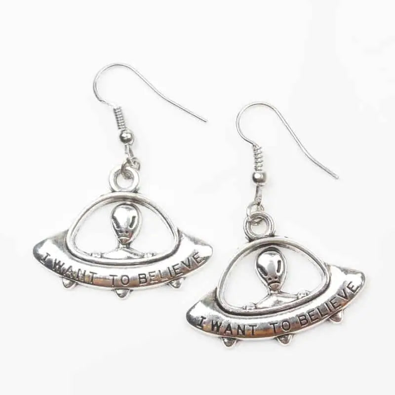 Silver Hanging Earrings Set