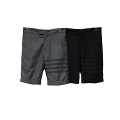 Simple Four-Bar Shorts - Short Pants