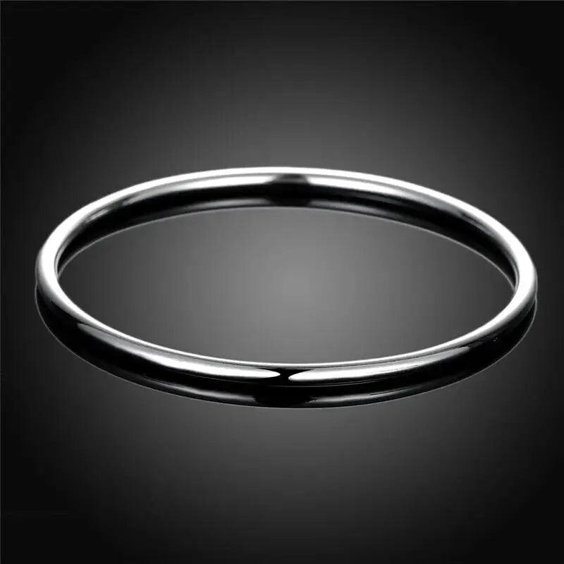Simple Sterling Silver Bracelet