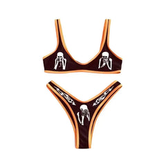 Skull Bikini Set - Black / S