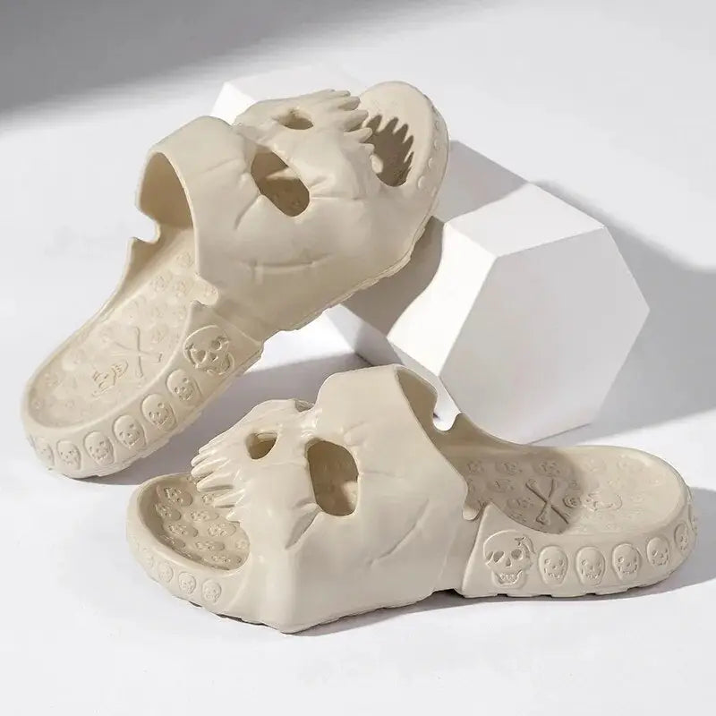 Skull Design Soft Slipper