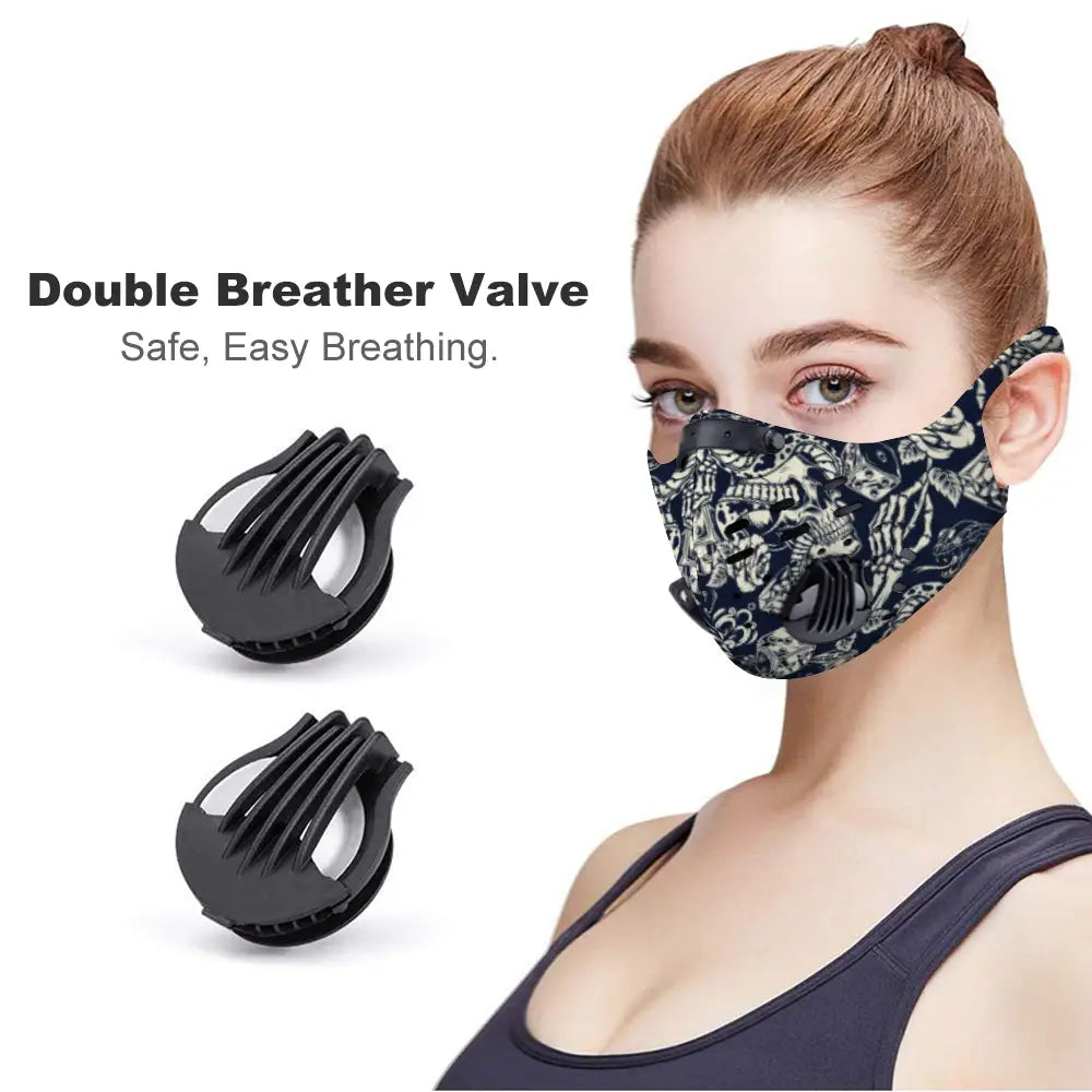 Skull Ear hook Riding Face mask