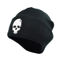 Thumbnail for Skull Embroidered Knitted Beanie