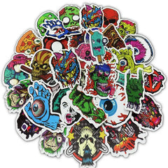 Skull Horror graffiti Stickers