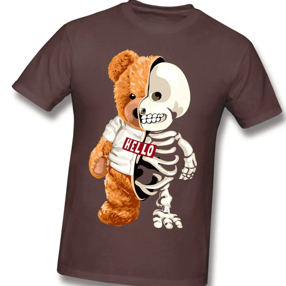 Skull Teddy Bear Skeleton T-Shirt