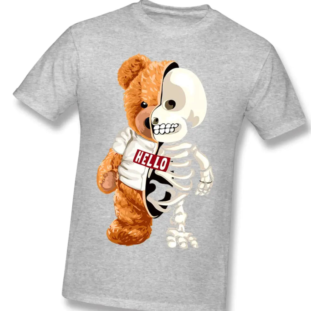 Skull Teddy Bear Skeleton T-Shirt