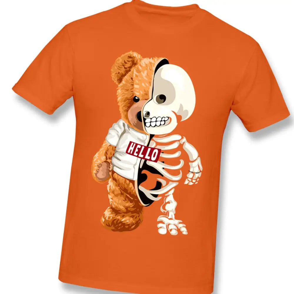 Skull Teddy Bear Skeleton T-Shirt