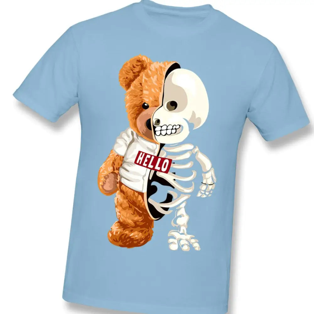 Skull Teddy Bear Skeleton T-Shirt