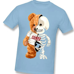 Skull Teddy Bear Skeleton T-Shirt