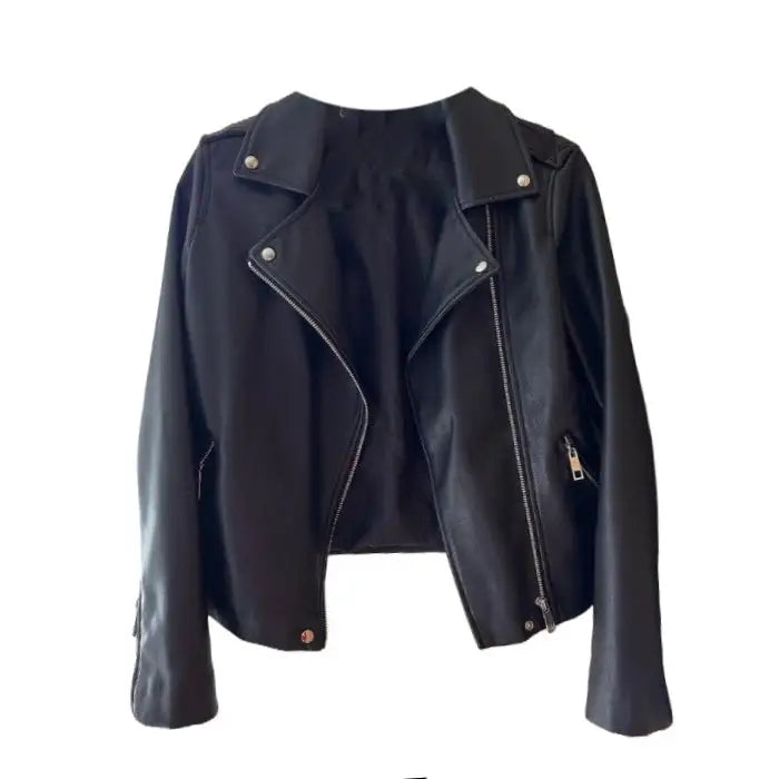 Slim-Fitting Biker Jacket