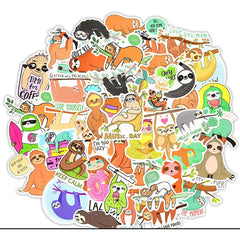 Sloth Cute 50 Stickers