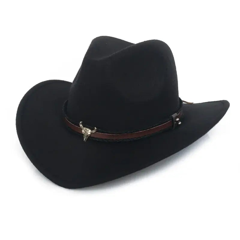 Small Bull Cowboy Rolled Edge Western Hat