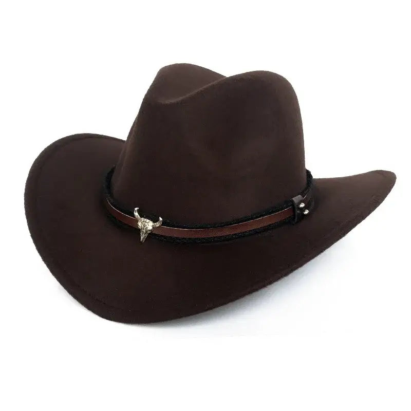 Small Bull Cowboy Rolled Edge Western Hat