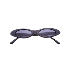 Small Oval Eye Sunglasses - Black