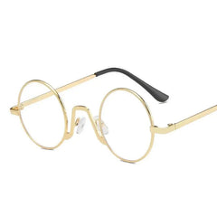 Small Round Sunglasses - Gold / One Size