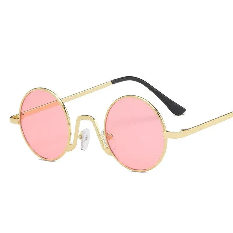 Small Round Sunglasses - Pink / One Size
