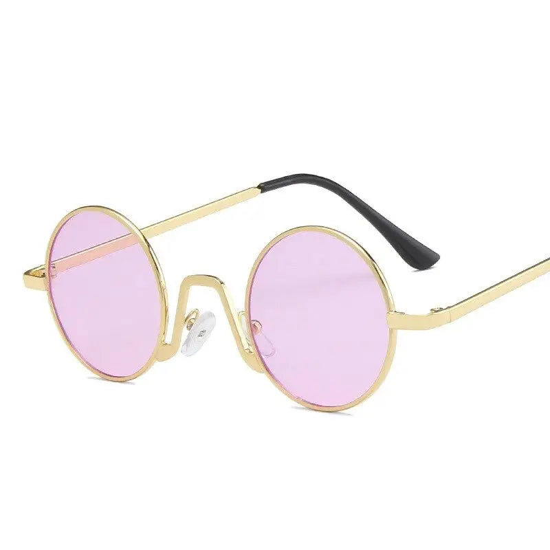 Small Round Sunglasses - Purple / One Size