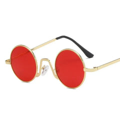 Small Round Sunglasses - Red / One Size