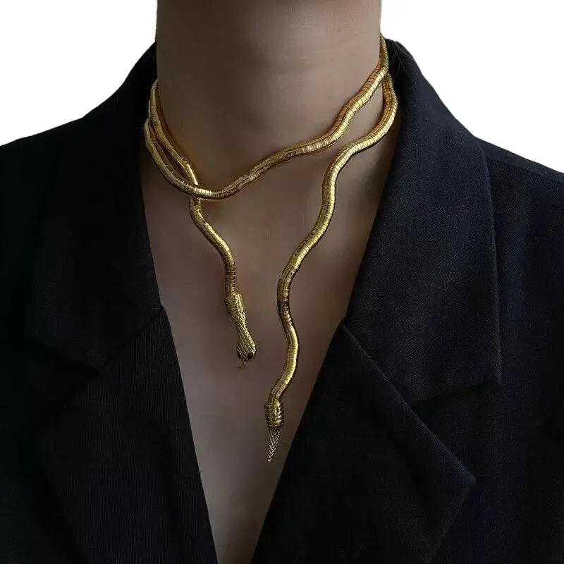 Snake Necklace - Necklaces