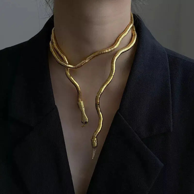 Snake Necklace - Necklaces