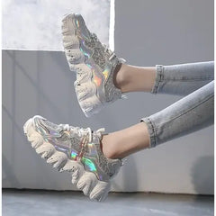 Snow Fake Laser PU Vegan Shoes