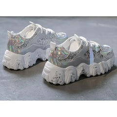 Snow Fake Laser PU Vegan Shoes