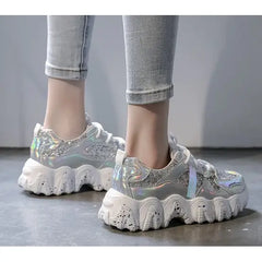 Snow Fake Laser PU Vegan Shoes