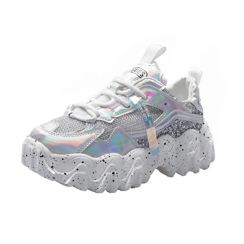 Snow Fake Laser PU Vegan Shoes