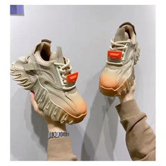 Soft High Platform Shoes for Women Euro Size Options Khaki