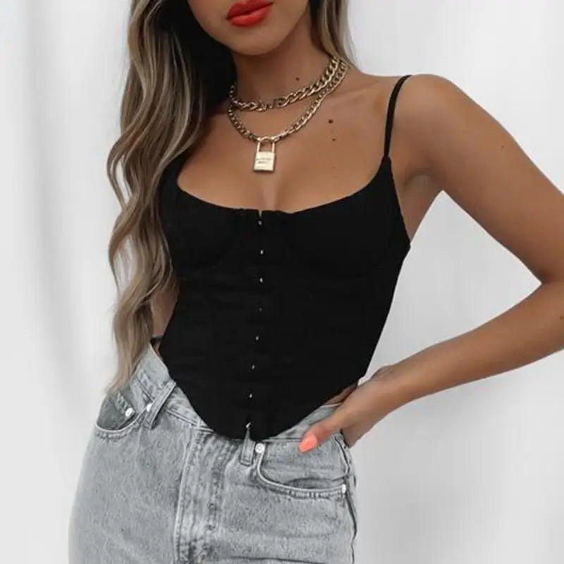 Solid Color Aesthetic Fashion Corset