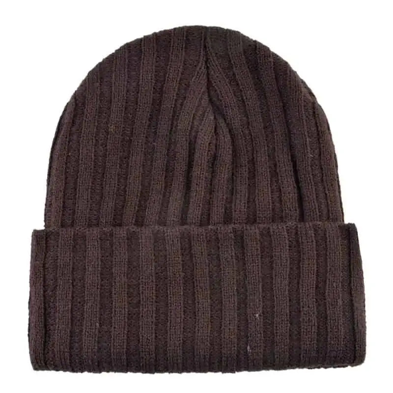 Solid Color Bear Knitted Beanies