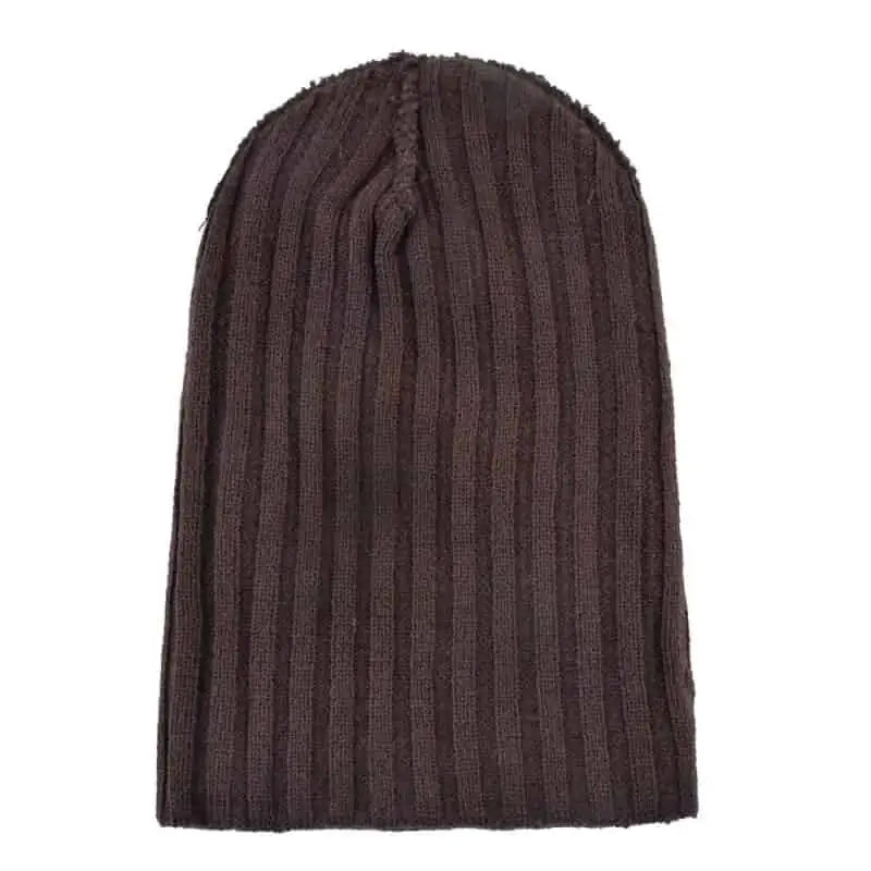 Solid Color Bear Knitted Beanies - Beanie