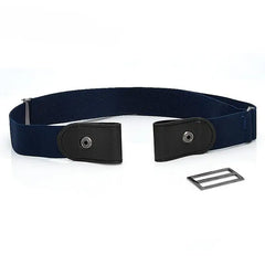 Solid Color Buckle-Free Elastic Waist Belt