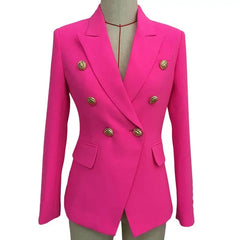 Solid Color Buttons Up Blazer