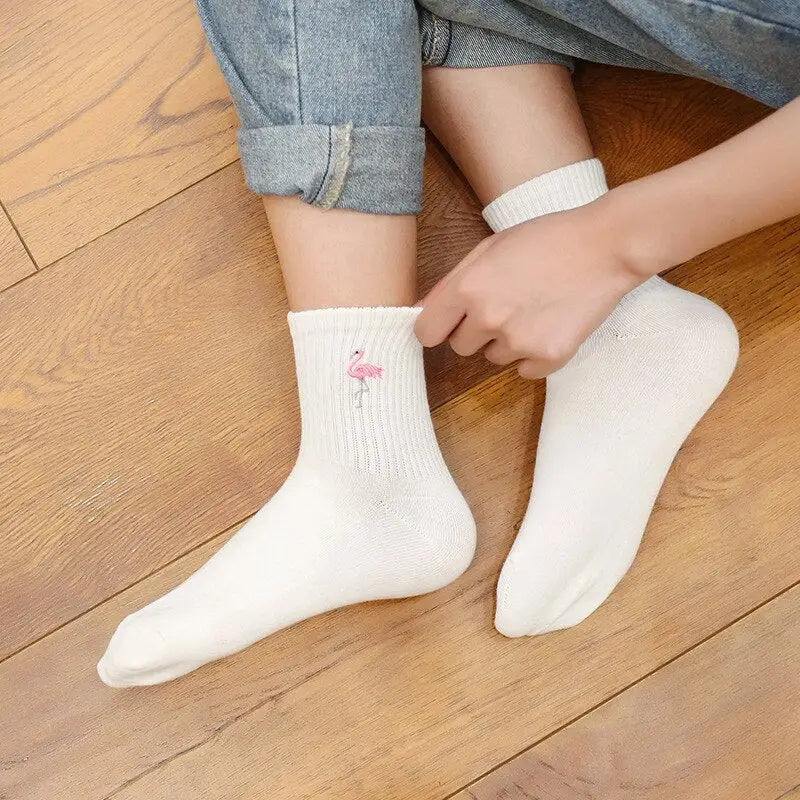 Solid Color Flemish Socks